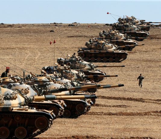 TURKEY PRESENTED A SHIELD TO SYRIA
